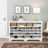 Prepac 60" Shoe Cubby Console - Available in 2 Colors - DUSG-0014-1