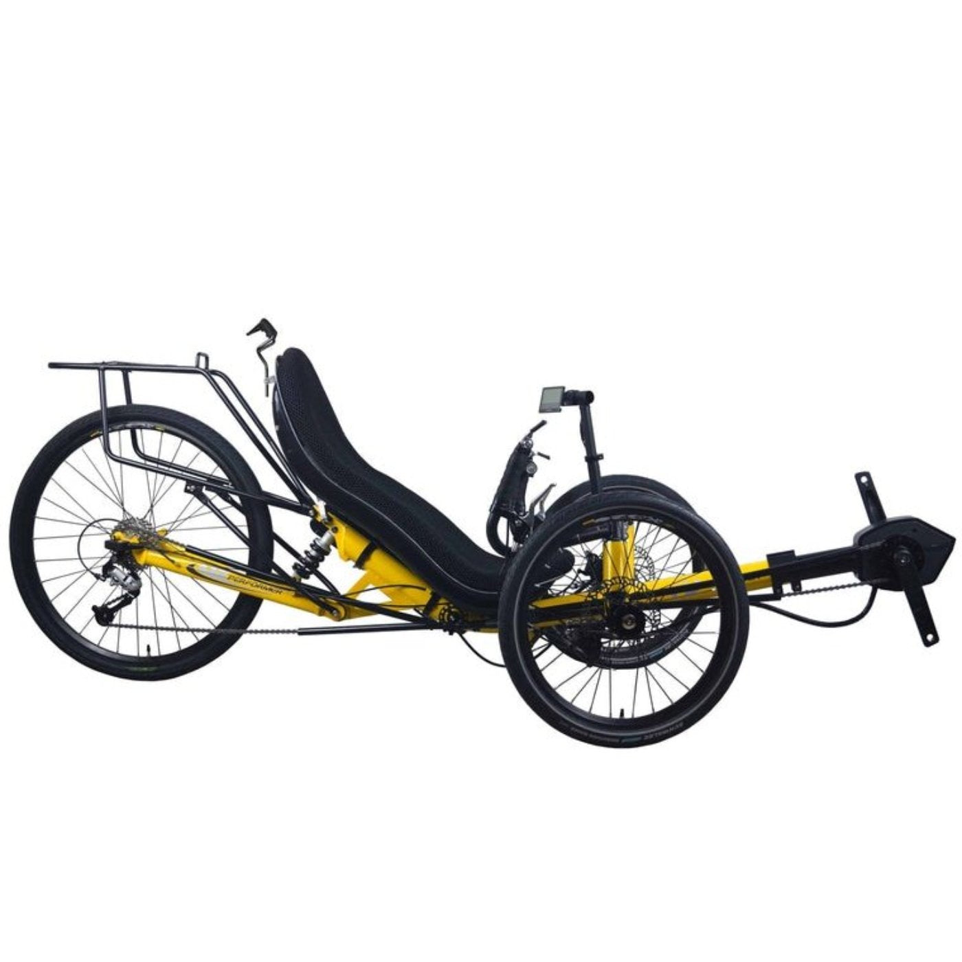 Performer JC-26X ELECTRIC MID DRIVE Rear Suspension Recumbent Trike