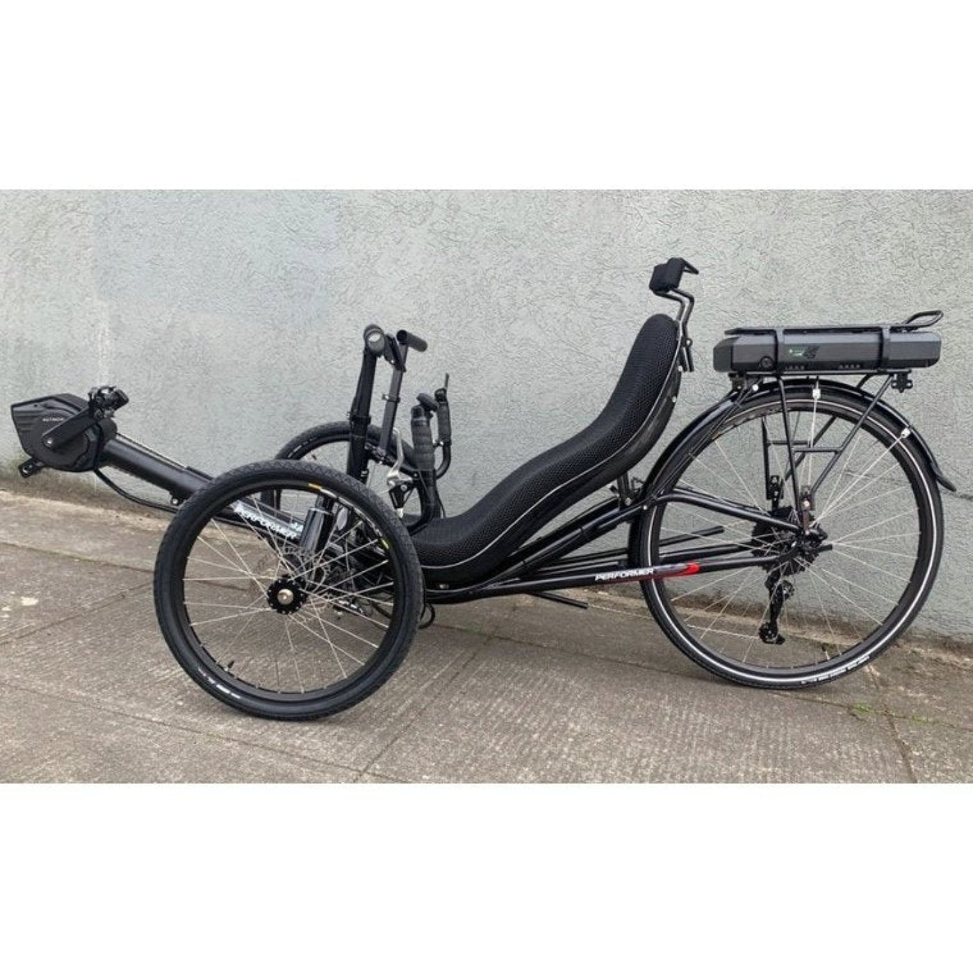 Performer JC 70 ELECTRIC MID DRIVE Tadpole Recumbent Trike