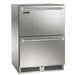 Perlick 24" Undercounter Freezer-Refrigerator Drawers with 5 cu. ft. Capacity, Stainless Steel Door - HP24ZO-4-5