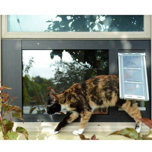 Endura Flap® by Patio Pacific - Thermo Sash 3e - Sash Window Cat & Dog Door - 07EF-A10SS-1W-3DC