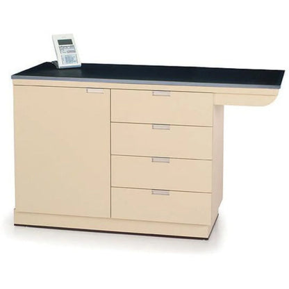 PETLIFT All Purpose Wet Table 60″ with Cabinet, Drawers and Knee Space - PL-TWC-750-60