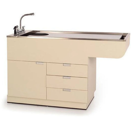 PETLIFT Omni Veterinary Exam Table & Storage Extended Top (Right-Side) Top Table - 44" x 22" - PL-TEC-400-44SS