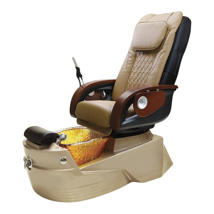 J&A PETRA GX PEDICURE SPA CHAIR - DSP-J&A-SPA-PETRA-GX-BLK-GY-CRY