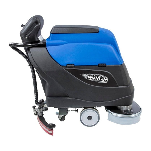 Powr-Flite Phantom, Floor Scrubber, 20", 16 Gallon, Battery, Self Propel, Disk - POW-PFS20