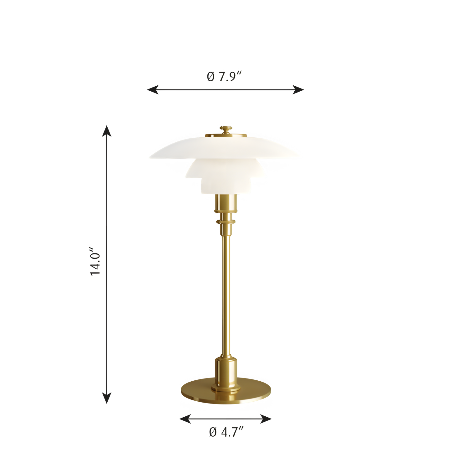 Louis Poulsen PH 2/1 Table Lamp - 5744907105