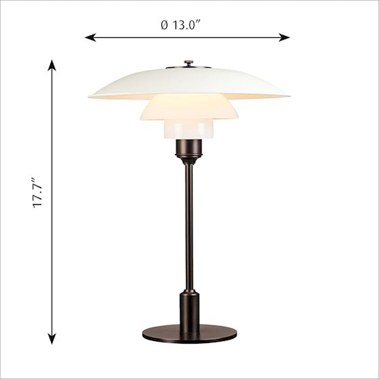 Louis Poulsen PH 3.5-2.5 Aluminum Table Lamp - 5744902731