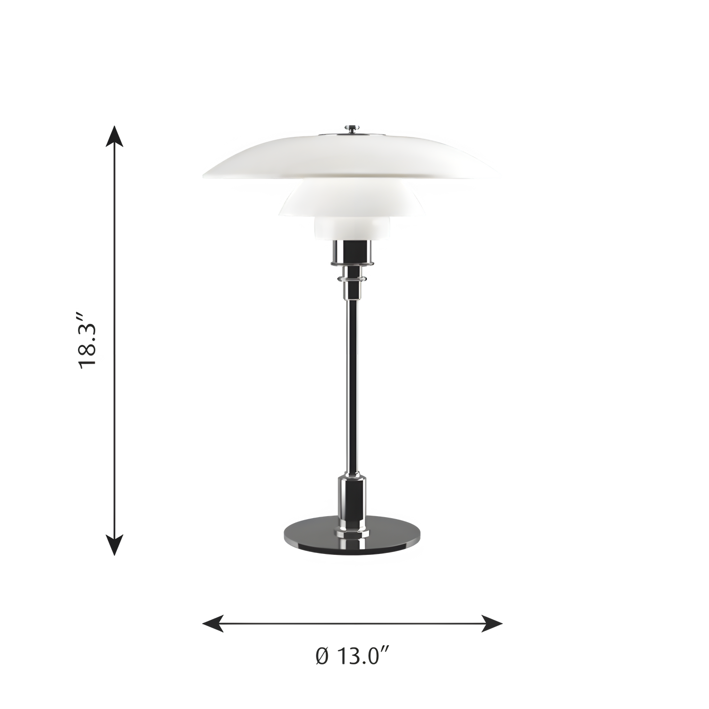 Louis Poulsen PH 3.5-2.5 Glass Table Lamp - 5744901868