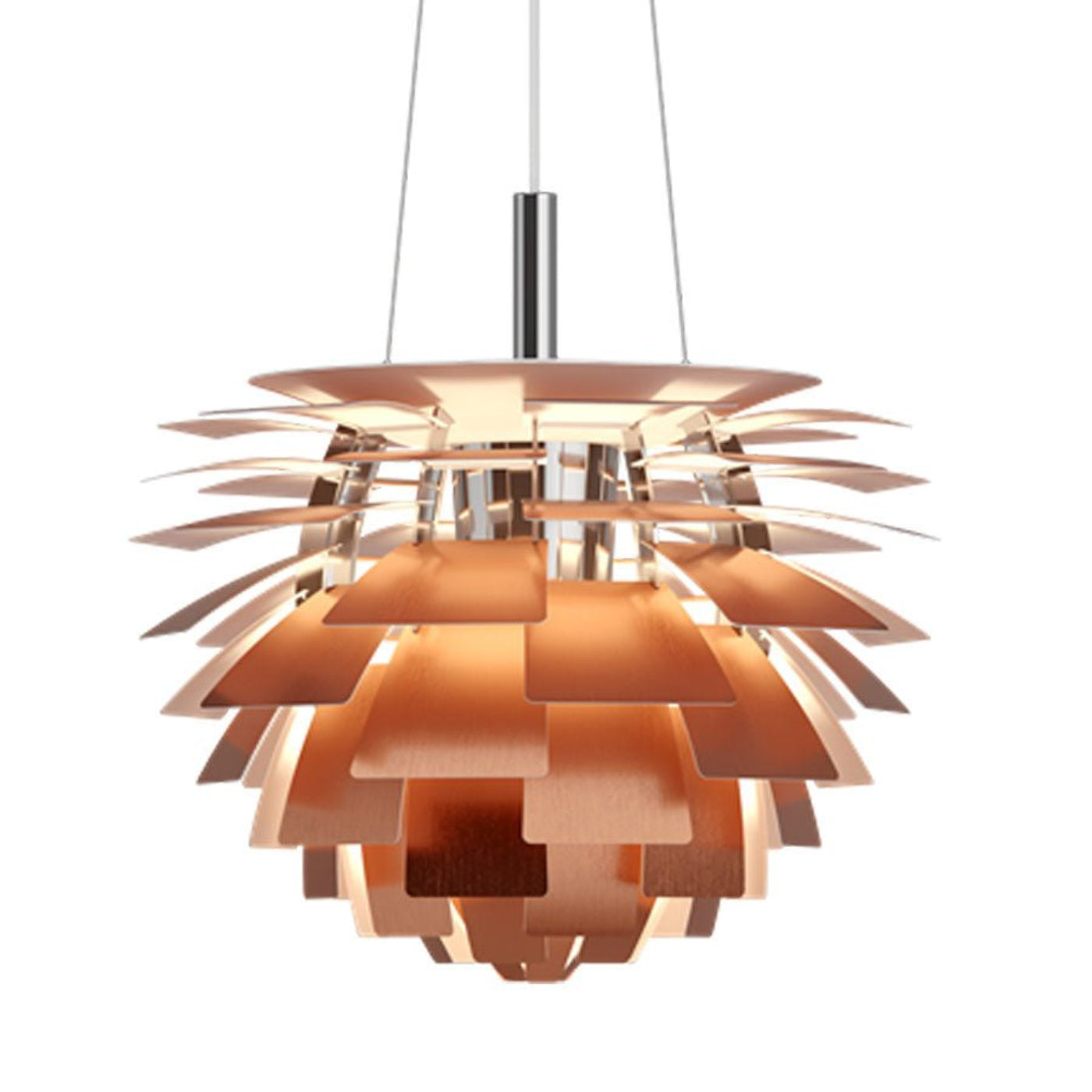 Louis Poulsen PH Artichoke Pendant - Copper/Rose - 5741944190
