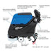 Powr-Flite Phantom, Floor Scrubber, 24", 16 Gallon, Battery, Self Propel, Disk - POW-PFS24