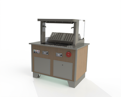 Vollrath 69718S-1-SL 4-Series Signature Server Induction-Based Warming Equipment - 69718S-1-SL
