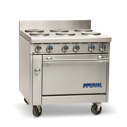 Imperial (Middleby) Spec Series Electric Ranges - IHR-6-E-M