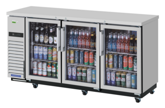 Turbo Air Super Deluxe Back Bar Coolers - TBB-24-72SGSD-N