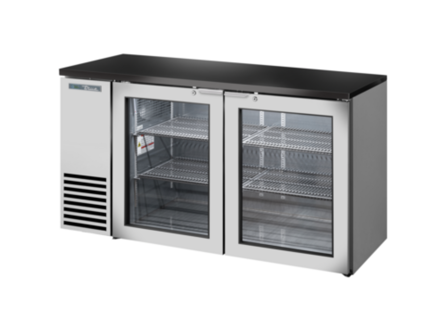 True Mfg. - General Foodservice  Back Bar Coolers - TBB24-60-2G-Z1-BST-S-1