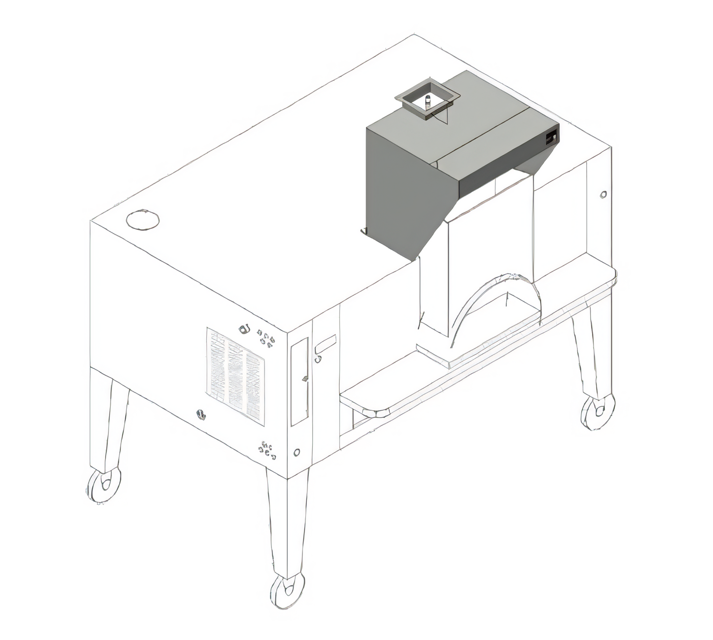 Bakers Pride (Middleby) IL Forno Classico Exhaust Only Hoods - PB-24