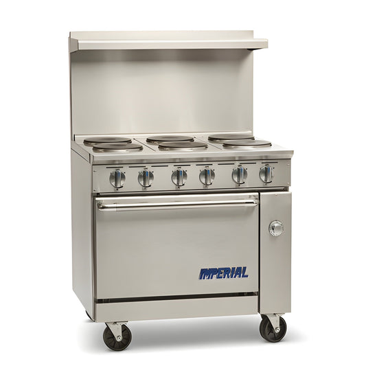 Imperial (Middleby) Pro Series Electric Ranges - IR-6-E-C