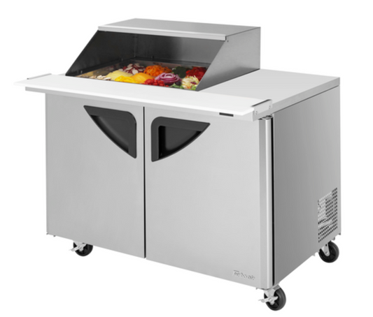 Turbo Air Super Deluxe Refrigerated Prep Tables - TST-48SD-12M-N-SL(-LW)