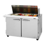 Turbo Air PRO Refrigerated Prep Tables - PST-48-18-N