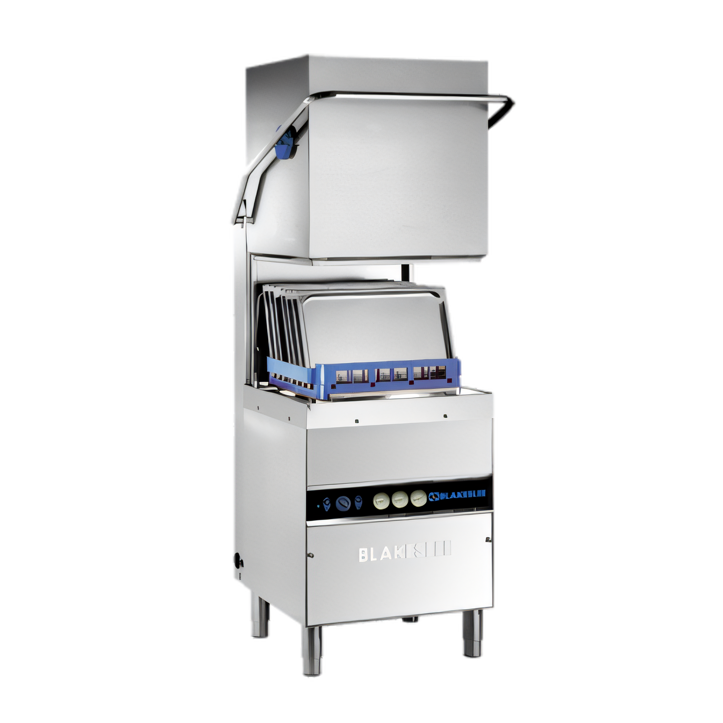 Blakeslee D-18-3 Hood-Type High-Temp Dishwasher, 30 Racks/Hour, 3-Phase