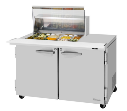 Turbo Air PRO Refrigerated Prep Tables - PST-48-12M-N-CL
