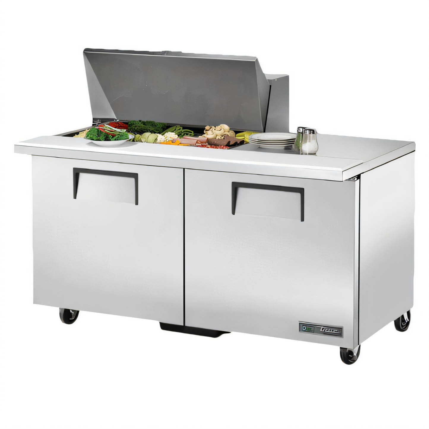 True Mfg. - General Foodservice TSSU-60-15M-B-HC Refrigerated Prep Tables - TSSU-60-15M-B-HC