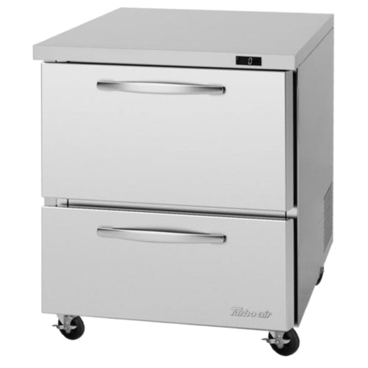 Turbo Air PRO Undercounter & Worktop Refrigeration - PUF-28-D2-N