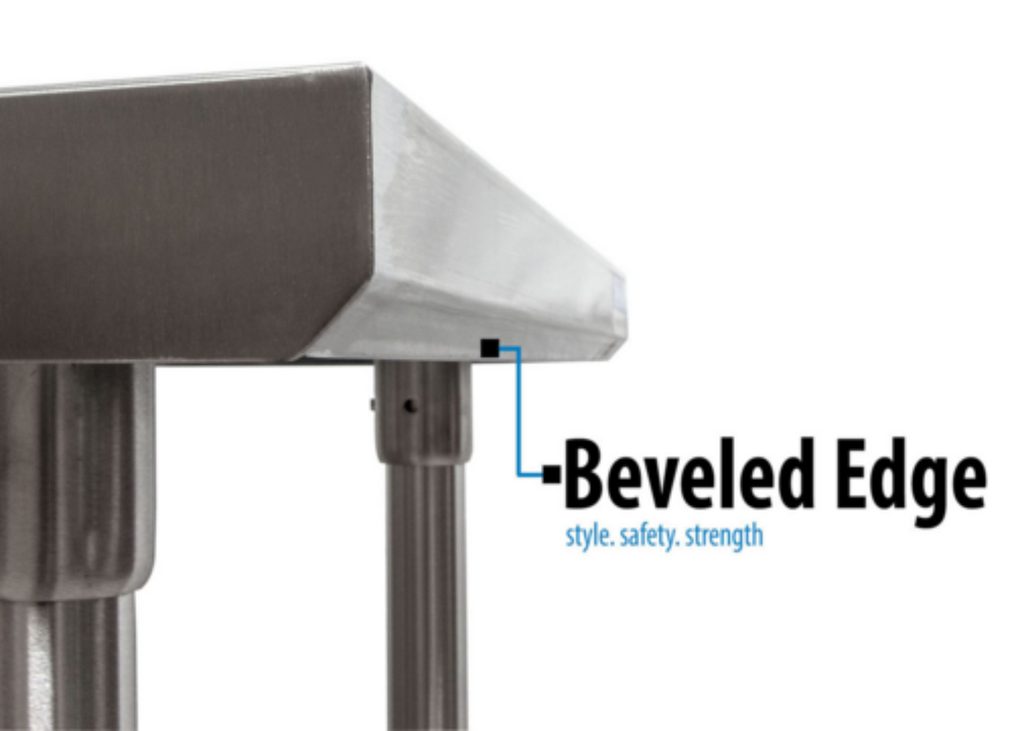 BK Resources  Stainless Steel Prep Tables - QVTR5-7224