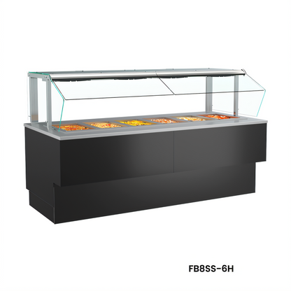 Structural Concepts FB8SS-6H Grocerant Hot Food Displays - FB8SS-6H