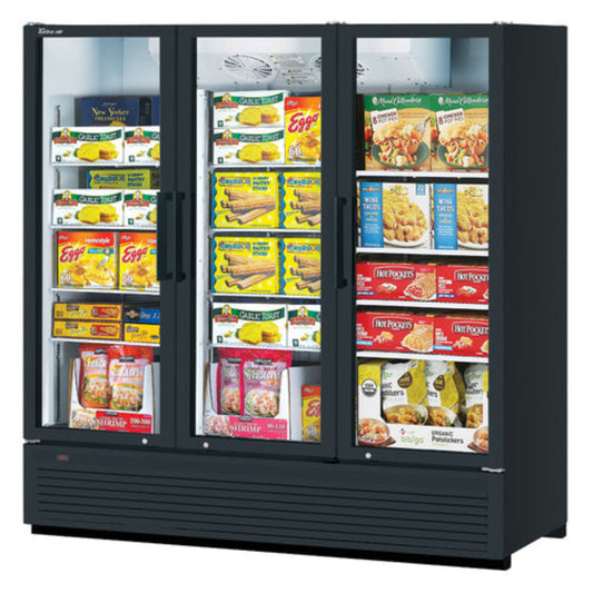 Turbo Air Super Deluxe Glass Door Merchandisers - TGF-72SDH-N