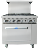 Atosa USA, Inc. AGR-6B-LP CookRite Gas Ranges