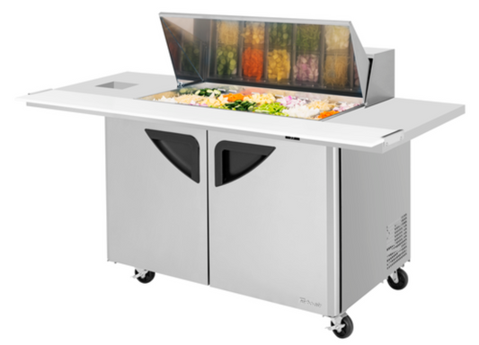 Turbo Air Super Deluxe Refrigerated Prep Tables - TST-48SD-18-E-SVC-N