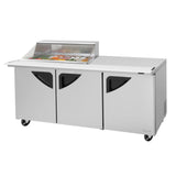 Turbo Air Super Deluxe Refrigerated Prep Tables - TST-72SD-15M-N-CL