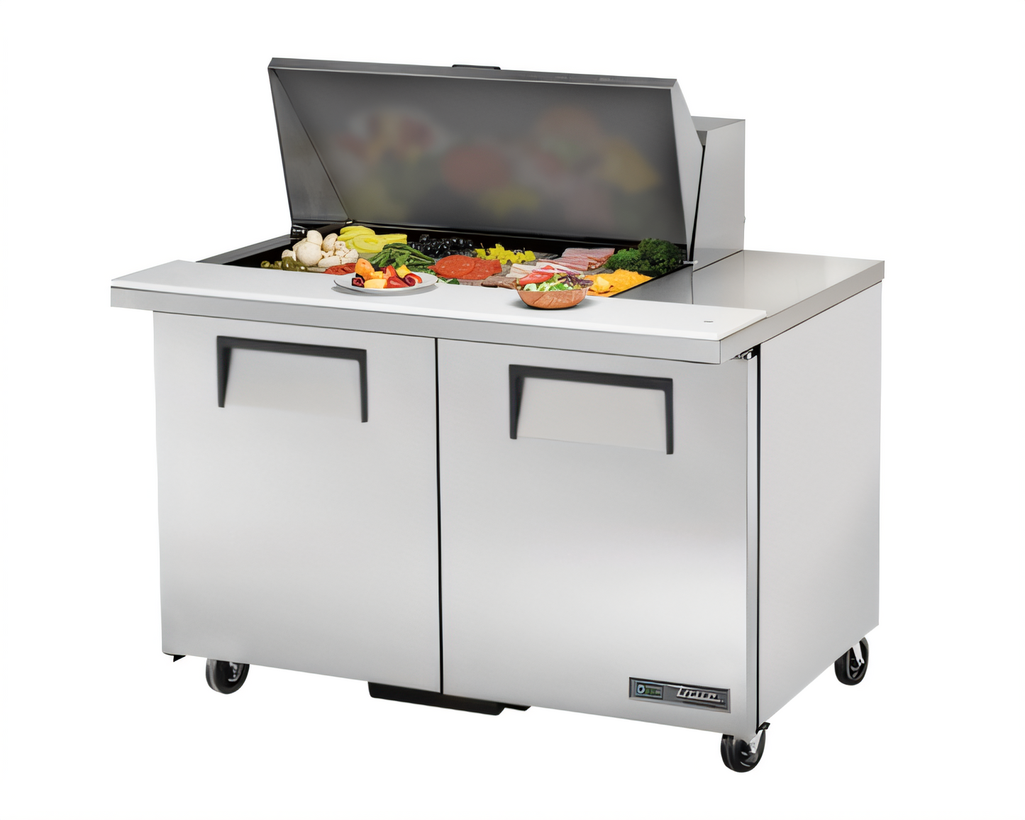 True Mfg. - General Foodservice TSSU-48-15M-B-HC Refrigerated Prep Tables - TSSU-48-15M-B-HC