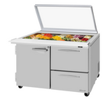 Turbo Air PRO Refrigerated Prep Tables - PST-48-18-D2RL-N-GL