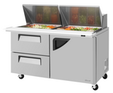Turbo Air Super Deluxe Refrigerated Prep Tables - TST-60SD-24-D2R-N