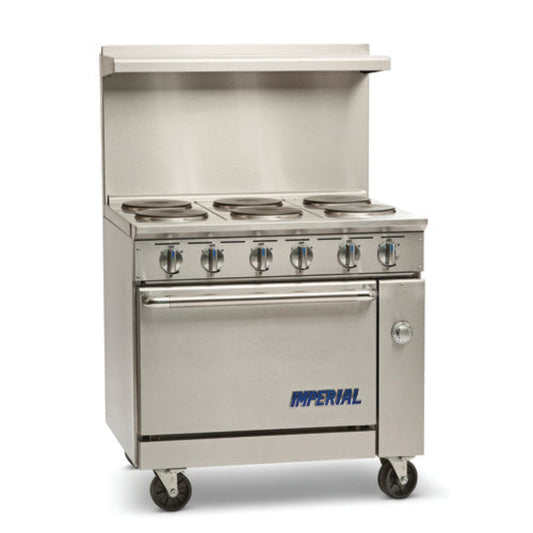 Imperial (Middleby) Pro Series Electric Ranges - IR-6-E-XB