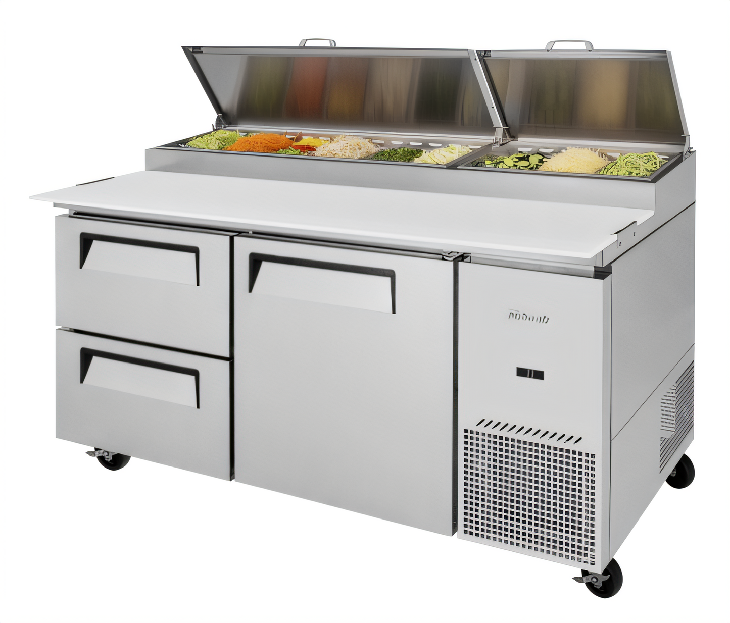Turbo Air TPR-67SD-D2-N Super Deluxe Prep Tables - TPR-67SD-D2-N