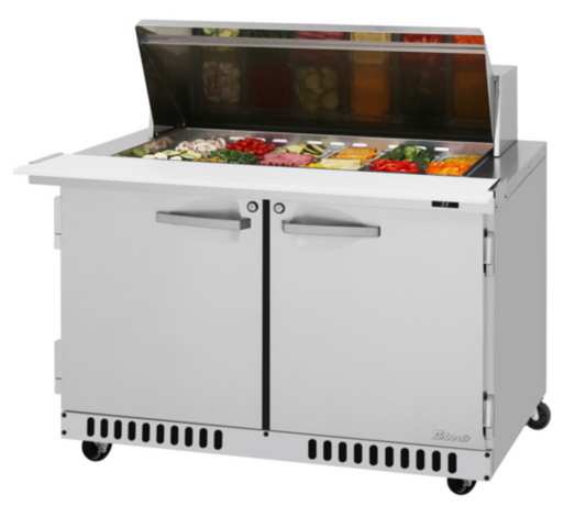 Turbo Air PRO Refrigerated Prep Tables - PST-48-18-FB-N