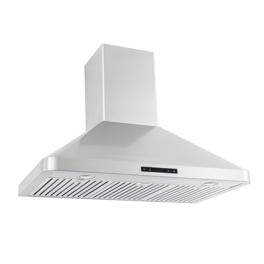 Proline PLSW 129R Wall Mount Range Hood - 550 CFM | Stainless Steel | Space-Saving Under-Cabinet Design | Elite Dream Home Series - PLSW 129R.30