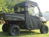 3 Star UTV Polaris Full-Size Ranger 2-Seater 500/700/800 - Full Cab Enclosure with Vinyl Windshield - POLRXP-FCE-BLK
