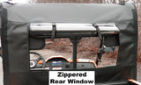 3 Star UTV Polaris Full-Size Ranger 2-Seater 500/700/800 - Full Cab Enclosure with Vinyl Windshield - POLRXP-FCE-BLK