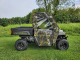 3 Star UTV Polaris Full-Size Ranger 2-Seater 500/700/800 - Soft Doors - POLRXP-DOF-BLK