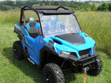 3 Star UTV Polaris General - 1 Pc Scratch-Resistant Windshield w/Vent Option - POLGEN-LX1-MR1