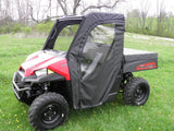 3 Star UTV Polaris Mid-Size 570 Ranger 2-Seater - Soft Doors - POLM57-DOF-BLK