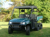 3 Star UTV Polaris Ranger 2-Passenger 500/700 (2002-2008) - Full Cab Enclosure for Hard Windshield -POLRGR-FCF-BLK