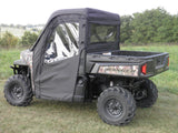 3 Star UTV Polaris Ranger 900/1000 - Full Cab Enclosure for Hard Windshield - POL900-FCF-BLK