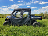 3 Star UTV Polaris Ranger Crew 1000 - Soft Doors - POLC10-DOF-BLK