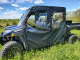 3 Star UTV Polaris Ranger Crew 1000 - Soft Doors - POLC10-DOF-BLK