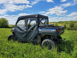 3 Star UTV Polaris Ranger Crew 1000 - Soft Doors - POLC10-DOF-BLK