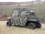 3 Star UTV Polaris Ranger Crew 570 Mid Size - 4 Passenger - Full Cab Enclosure for Hard Windshield - POLC57-FCF-BLK